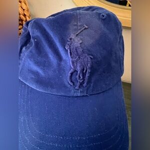Polo Ralph Lauren blue hat with Blue Pony